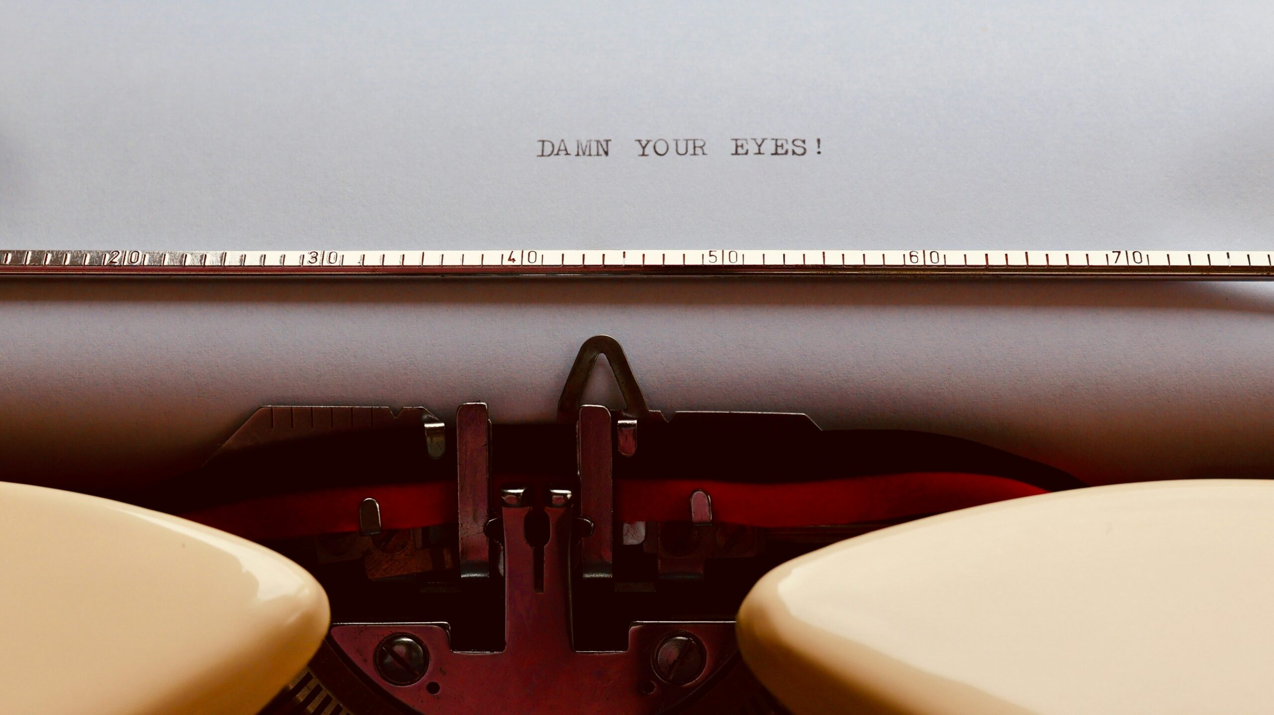 a close up of an old fashioned typewriter