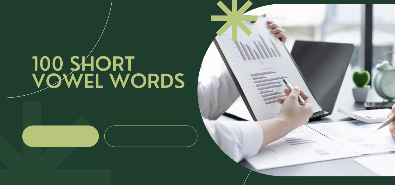 100 short vowel words