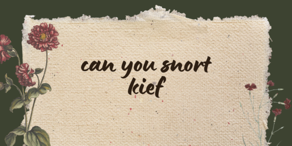 can you snort kief